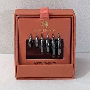 House of Harlow 1960 Set of 3 Hoop Earrings, NEW